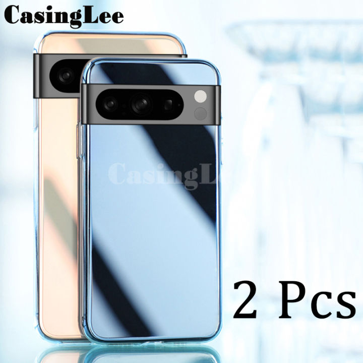 2 Pack For Google Pixel 8 case Soft Transparent Full Protection Clear ...