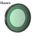 Baoer Lens Filter UV/CPL/ND Aluminum Alloy Frame Optical Glass Filter Camera Lens Filter Easy Installation Action Camera Accessory. 
