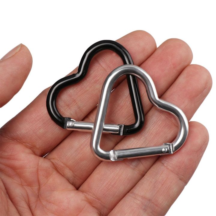 3pcs%20Love%20Heart-Shape%20Aluminum%20Carabiner%20Key%20Chain%20Clip%20Keyring%20Hook%20Water%20Bottle%20Hanging%20Buckle%20Outdoor%20Camping%20Hiking%20Tool%20-%20Image%202