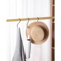 Multi-function Metal Shower Curtain Hooks Rust Resistant S Shaped Hangers for Coat Towel Utensil. 
