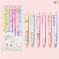 6pcs/set Kawaii Erasable Gel Pens Cute Pens Blue Ink Gel Pen Erasable Eshylala. 