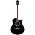 Kadence Frontier Series Electric Acoustic Guitar With 1 year Yamaha Company Warranty and Bag, String Set, 3 Picks, Belt, EQ Die Cast Keys Combo (Bag,strap,strings and 3 picks). 