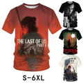 New The Last of Us Part II Summer 3D Print T Shirt Men and Women Fashion Casual Short Sleeve Hip Hop Harajuku T-shirt. 