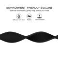 For Apple Watch Ultra 49mm / Series 8&7 45mm / SE 2&6&SE&5&4 44mm / 3&2&1 42mm Solid Color Elastic Silicone Watch Band, Size:L 156mm(White). 