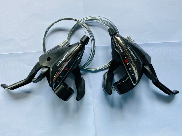 Bicycle Shimano Gear Shifter 3x7 and 3x8 Bicycle Gear System EF65 Gear With Lever Bicycle Hand Gear Changer Cycling Parts Bicycle Accessories Bicycle Parts Cycle Accessories Cycle Parts