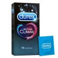 Durexs Enhanced Pleasure & Performance Condoms For Men - Mutual Climax  - Pack of 10. 