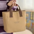 【ALLGOOD】Thick Canvas Bag Original Genuine Goods Japanese Style Pure Color Satchel Student Tote Bag Work Clothing Mommy Bento Lunch Box Bag. 