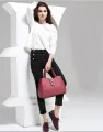 MILANDO Ladies Women PU Leather Handbag Women Tote Sling Bag Handbeg Beg Tangan Wanita Murah Cantik (Type 9). 
