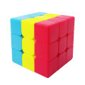 Fanxin 3x3x3 Sandwich Stickerless Rubik's Cube Professional 3x3 Speed Puzzle - Sticker Less Fanxin Smooth Speed Magic Rubik Cube. 