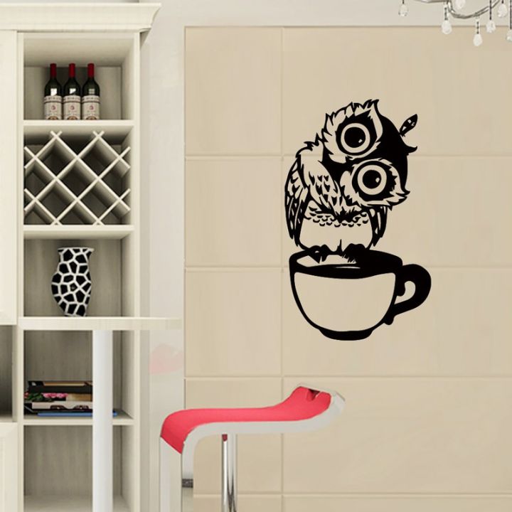 Cute%20Cartoon%20Owl%20On%20Mug%20Wall%20Stickers%20Coffee%20Decorative%20Decal%20for%20Kitchen%20Dining%20Room%20Vinyl%20Stickers%20for%20Coffee%20Bar%20Home%20Decor%20-%20Image%202
