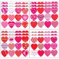 Self Adhesive Party Gift Label Stickers- Valentine'S Day Party Cake Baking Stickers- DIY Greeting Card Gift Heart Stickers- Valentine'S Day Envelope Sealing Sticker. 