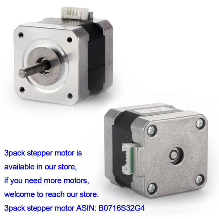 TB6600%204A%209-42V%20Stepper%20Motor%20Driver%20CNC%20Controller%20with%20Stepper%20Motor%20Nema%2017%20Bipolar%201.7A%2040N.Cm%20Holding%20Torque%20and%20Motor%20Mounting%20Bracket%20for%203D%20Printer%20Hobby%20CNC%20Router%20XYZ%20-%20Image%204