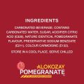 Alokozay Pomegranate carbonated Fizzy Drink 250ml. 