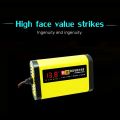 12V 2A 6A Car Battery Charger LED Display 100-240V EU US Smart Car Motorcycle Charger for Auto Motorcycle Lead-acid Battery. 