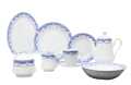 TRADEWING Glass Dinner Set Opal Glassware 47 Pcs Dining Set. 
