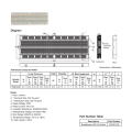 Solderless Breadboard project board  -16.5cm x 5.6cm - 830 tie points. 