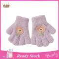 Trendygirl Autumn Winter Knitting Gloves Adorable Cartoon Rabbit Knitting Gloves for Kids Warm Elastic Winter Gloves for Boys Girls Comfortable Warm Gloves. 