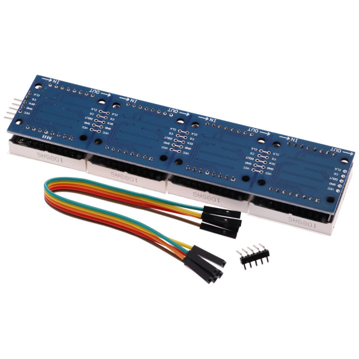 Max7219%20Red/blue/%20Green%20Led%20Microcontroller%204%20In%201%20One%20Display%20With%205p%20Line%20Dot%20Matrix%20Module%205v%20For%20Arduino%20Diy%20Kit%208x8%20-%20Image%203