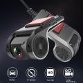 Large Screen Car Driving Recorder Hidden USB Dash Cam Android Navigation DVR Adas Speed Display. 