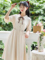 New Chinese Style Dress Women's Clothing Summer 2024 New Junior High School Student Mori Style Skirt Girl's Long Dress Super Fairy. 