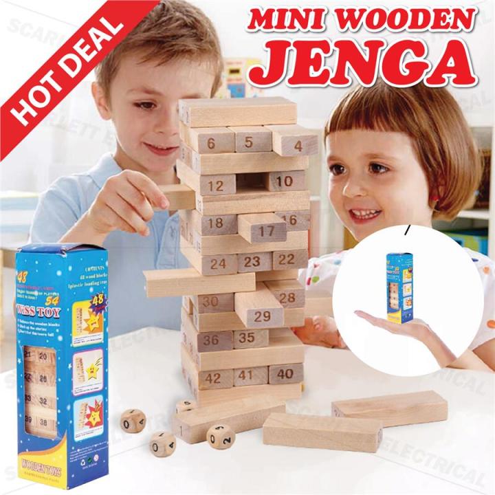 Jenga%20High%20Quality%2054%20Pcs%20Mini%20Wooden%20Block%20Jenga%20Stacking%20Games%20Building%20Blocks%20-%20Image%202