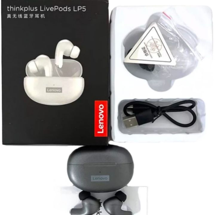 Lenovo LP5 Wireless Earphone BT5.0 Sports Earbuds 13mm Dynamic Driver In-ear Headset with Mic