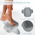 Lazy Foot Scrubbing Brush, Shower Foot Scrubber Mat with Nonslip Suction Cups Shower Foot Cleaner Feet Cleaner Washer Brush Foot Dead Skin Callus Remover Foot Massager Mat for Men and Women. 