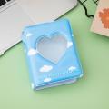 3 Inch 40 Bags Cartoon Heart Hollow Out Photo Album Polaroid Storage Box Card Collection Book Pvc Photo Card Holder. 