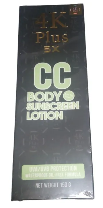 4K%20Plus%205x%20CC%20Body%20Sunscreen%20Whitening%20Perfect%20Glutathione%20Lotion%204kPP%20made%20in%20Thailand%20Sun%20protection%20from%20UVA%20UVB%20with%20SPF50%20+%20-%20Image%203