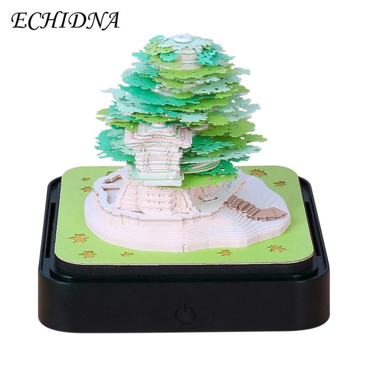 Multi-color%20Decorative%20Desk%20Calendar%203d%20House%20Sculpture%20Desk%20Calendar%202024%20with%20Led%20Lights%20Unique%20Art%20Craft%20for%20Home%20Decoration%20Paper%20Carving%20Desk%20Calendar%20-%20Image%203