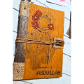Handmade personalized journal note book/journal/note books/handmade books. 