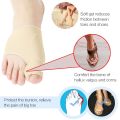 【NEW】 2Pcs=1Pair Toe Separator Hallux Valgus Bunion Corrector Orthotics Feet Bone Thumb Adjuster Correction Pedicure Sock Straightener. 