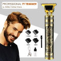 Dragon T9 Vintage Professional Trimmer Hair Cutting Machine Hair Clipper Professional Cutter Trimmer for Men USB Rechargeable Man Shaver Trimmer Barber Technical Beard Trimmer. 