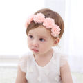 I Love Dad Floral Newborn Baby Headband Turban Pink Ribbon Hair Bands Elastic Baby Girl Headbands Toddler Infant Kids Hair Accessories. 