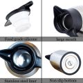 Home Zania 2.0L Stainless Steel Vacuum Flask Hot Water Coffee Jug Thermos Kettle European Style. 