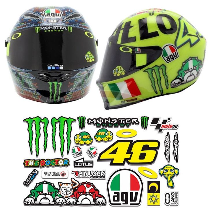AGV SHOEI helmet sticker Waterproof reflective Motorcycle sticker Locomotive sticker Electric car Decoration Magic claw Arai Lens Decoration
