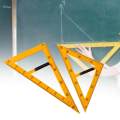 2x Large Mathematics Teaching Ruler with Detachable Handle Triangle Rulers. 