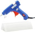 HOT MELT GLUE GUN 20W with Selectable quantity of 7mm glue sticks for crafting, scrapbooking, model building, floral arrangements, fabric & sewing decorations (with 10 to 50 Glue sticks). 
