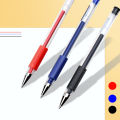 0.5mm Ballpoint Pen Black Blue Red Refill Ink Color Students School Office Stationery. 