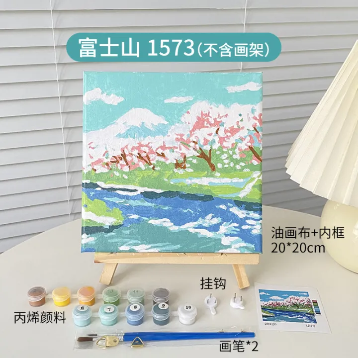 Digital%20Oil%20Painting%20diy%20Children's%20Decorative%20Painting%20Hand%20Painted%20Landscape%20Oil%20Painting%20Student%20Hand-Colored%20Texture%20Painting%20-%20Image%209