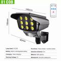 77 LED Remote Control  Solar Monitoring Lamp Fake Camera Body Induction Wall lamp Waterproof. 