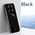 LECOMES for Huawei Nova Y90 Back Cover Luxury 6D Plating Shiny Bling Case Square Edge Soft Silicone Mobile Phone Cases Pouch. 