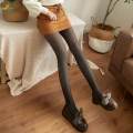 Women Fleece Lined Tights Thermal Stockings Stretch Opaque Slim Black. 