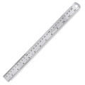 Steel Measuring Ruler - Heavy Duty Stainless Steel - 12 in - 300mm. 