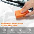【Yellow】 Magics Clay Bar Car Wash Mud Detailing Tools Paint Care Auto Washer Cleaner 100g Car Orange Clean Clay Bar with PVC Box. 