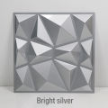 30x30cm Decorative 3D Wall Panels in Diamond Design Matt White Wallpaper Mural Tile-Panel-Mold 90s aesthetic room bathroom. 