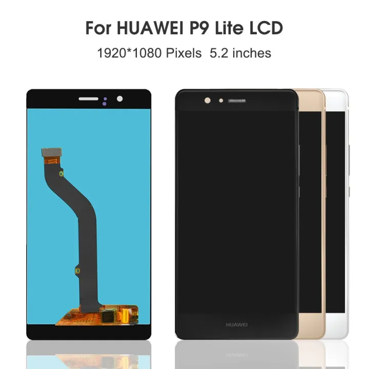 2016 5.2'' LCD P9 Lite Display with Frame P9 Lite LCD Display VNS-L31 L21 L19