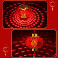 Auoyo Spring Festival Lantern Handheld Celebration Red Lantern Festival Atmosphere Decoration LED Light Chinese Red Lanterns Decorations New Year Lantern Hanging Lanterns. 