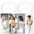 2/10pcs Disposable Chest Pull Tape Clear Self-adhesive Women Strapless Bra Chest Patch Lifting Seamless Invisible Chest Paste. 