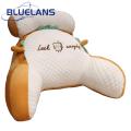 Bedroom Sit Up Pillow Cozy Cartoon Print Reading Pillow with Arm Support Comfy Sofa Cushion for Relaxing Resting Perfect for Southeast Asian Buyers Bed Rest Reading Pillow. 
